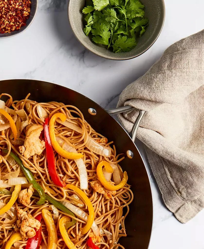 INFUSE Asian Carbon Steel 14" Open Wok 3