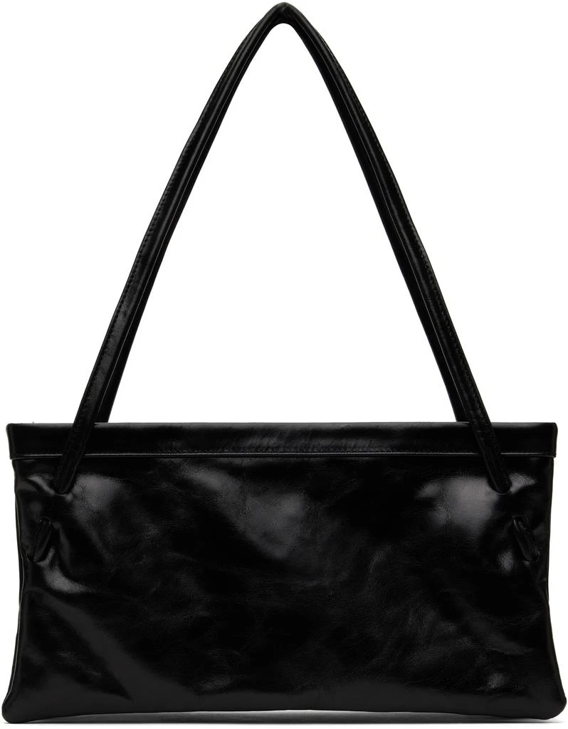 by FAR Black Hannah Creased Leather Bag 1