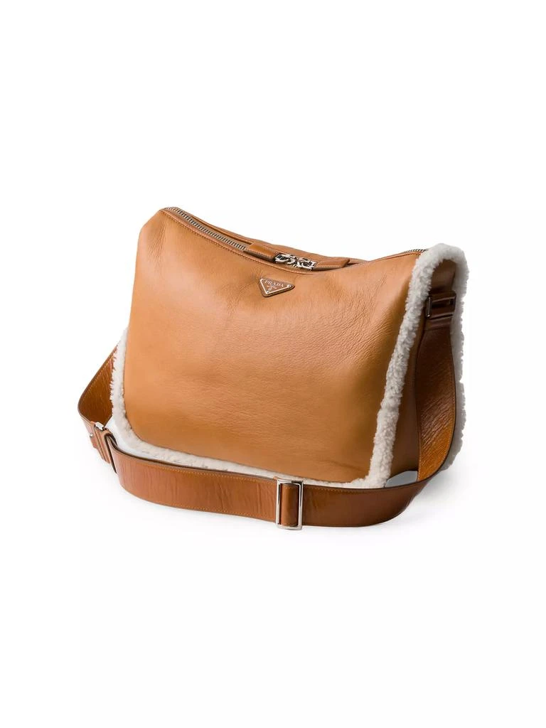 Prada Shearling Shoulder Bag 3