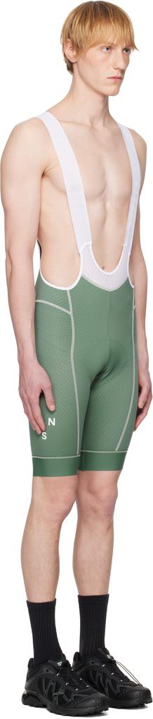 Pas Normal Studios Green 'Mechanism' Bib Shorts