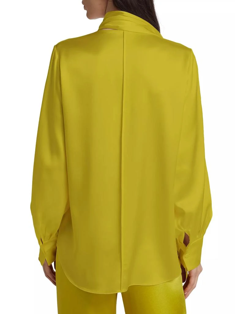 Adam Lippes Foulard Silk Charmeuse Blouse 5