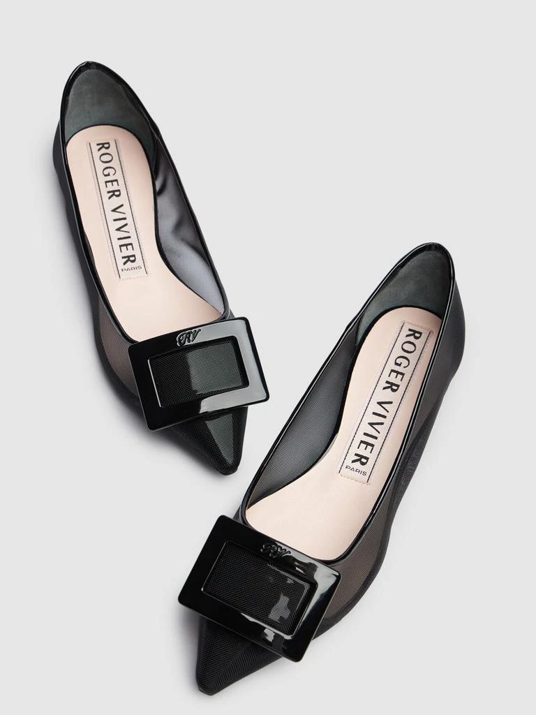 Roger Vivier 5mm Gommettine Mesh Ballerina Flats 2
