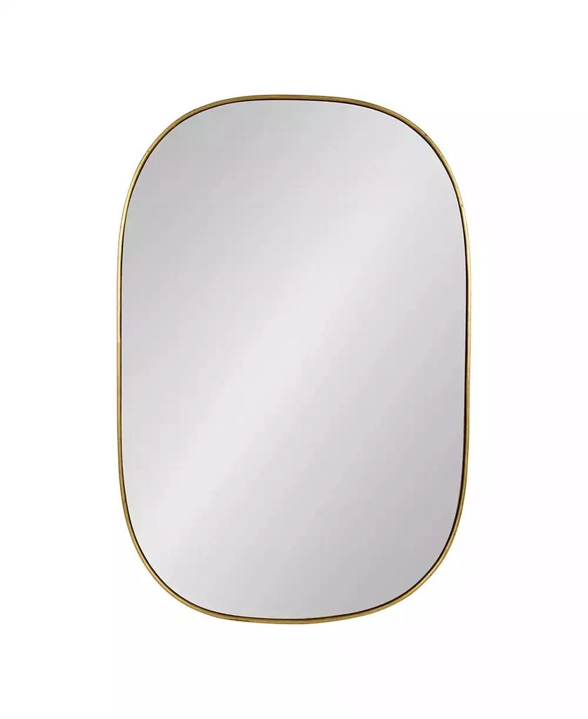 Kate and Laurel Caskill Rounded Rectangle Gold Leaf Wall Mirror - 24" x 36" 2