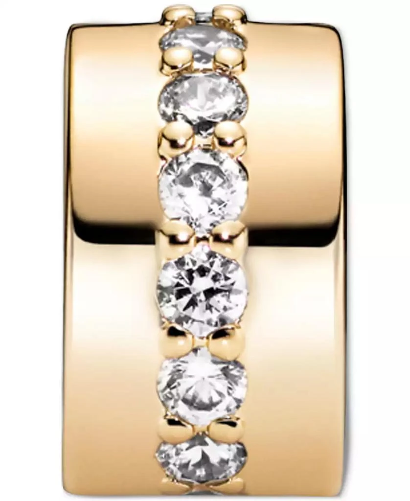 PANDORA 14k Gold Cubic Zirconia Clip Charm 2