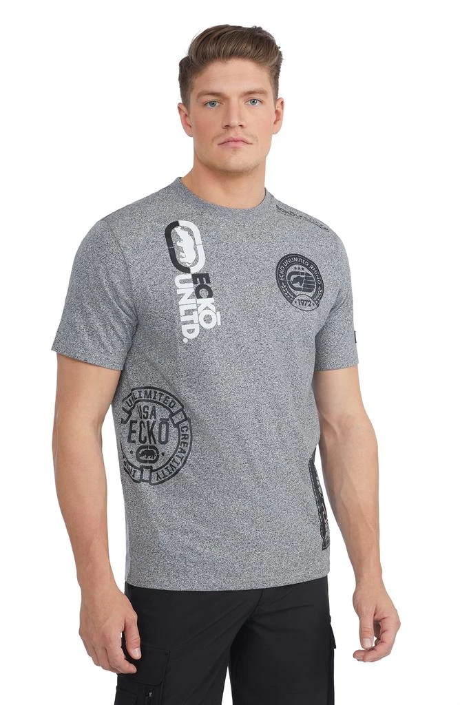 Ecko Unltd Patched Up Varsity Short Sleeve Knit Tee 1