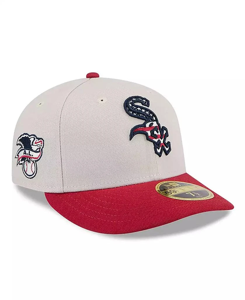 New Era Men's Red Chicago White Sox 2024 Fourth of July Low Profile 59FIFTY Fitted Hat 1