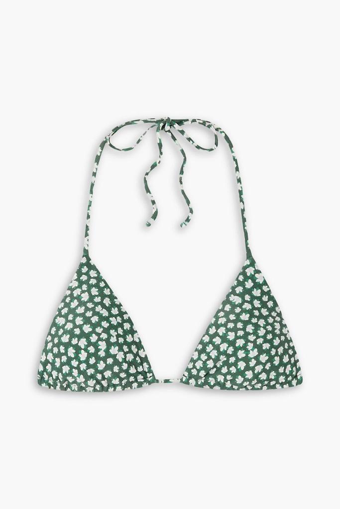 Matteau The String floral-print triangle bikini top