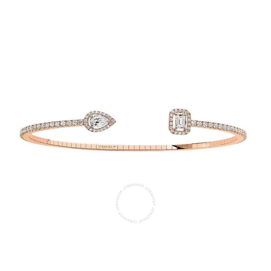 Messika 18k Rose Gold My Twin Skinny Diamond Bracelet 1