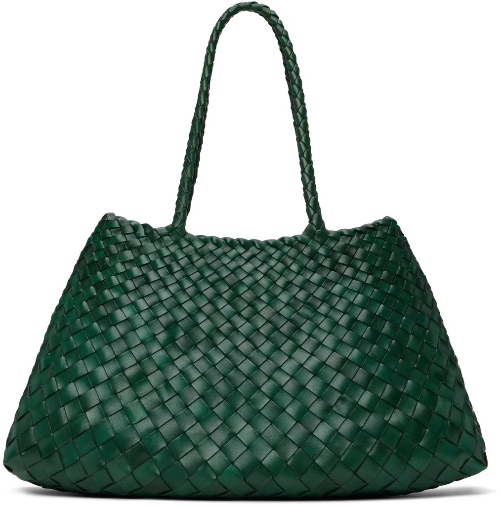 DRAGON DIFFUSION Green Santa Croce Big Tote 1