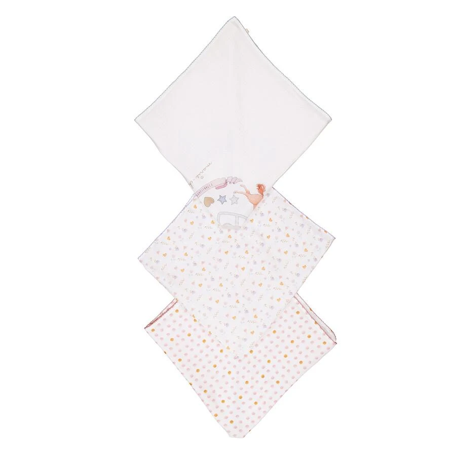 Marie Chantal Kids Graphic-Print Muslin Cloths 3