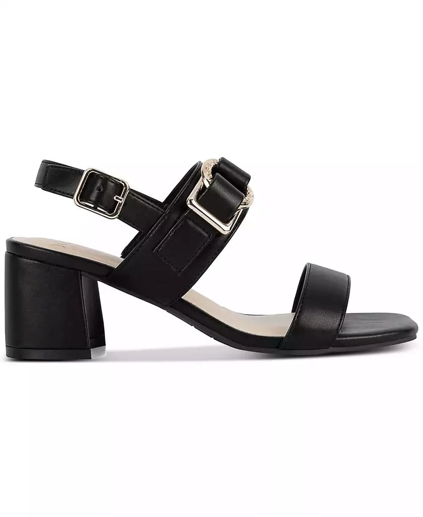 JONES NEW YORK Women's Yahssa Buckled Block Heel Dress Sandals 9