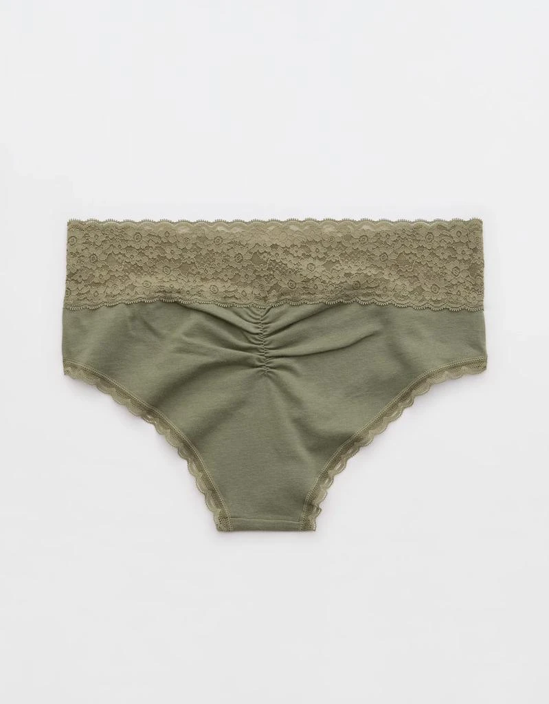 Aerie Superchill Vintage Lace Cotton Cheeky Underwear 2