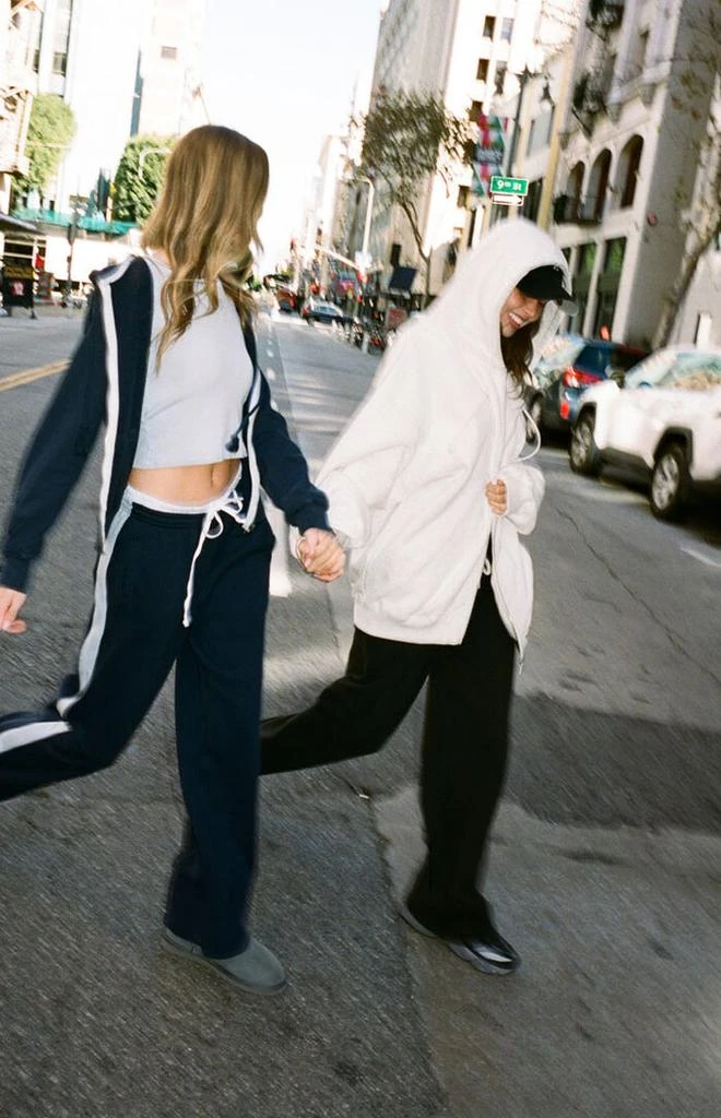 John Galt Light Gray Christy Full Zip Hoodie 4