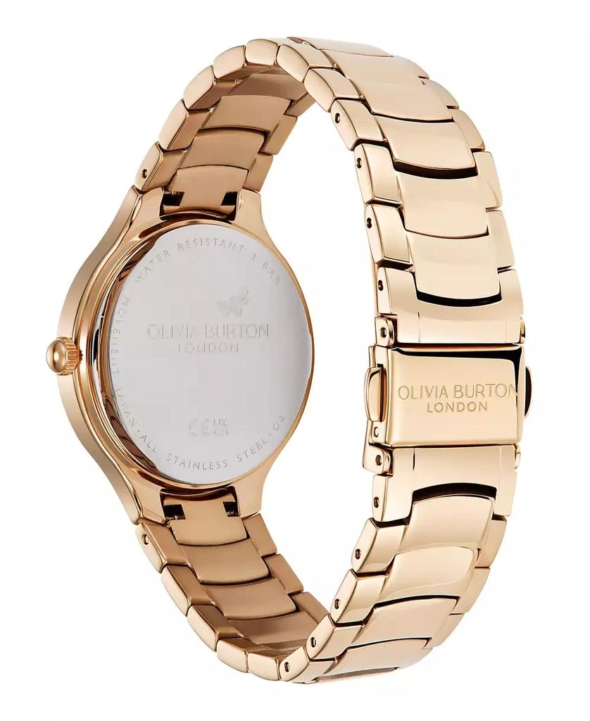 Olivia Burton Women's Lea Rose Gold-Tone Stainless Steel Watch 3