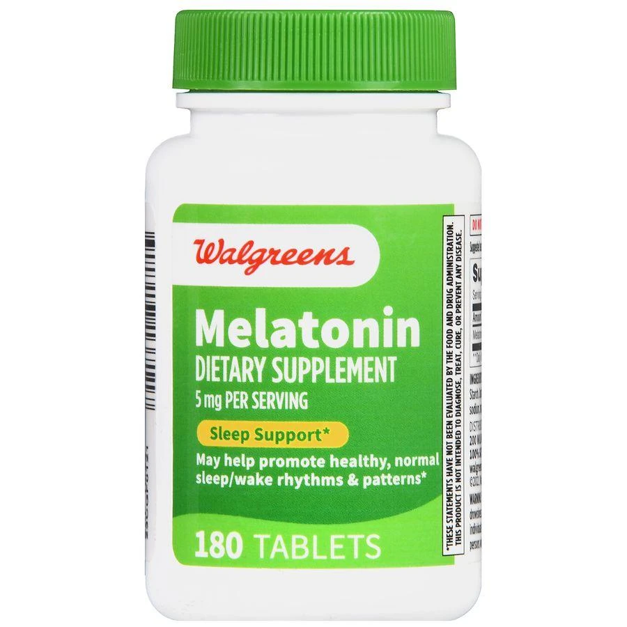 Walgreens Melatonin 5 mg Tablets (180 days) 2