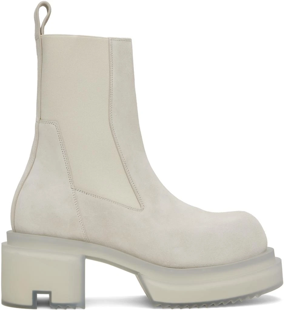 Rick Owens Gray Hollywood Beatle Bogun Chelsea Boots IT-40 - Boots 
