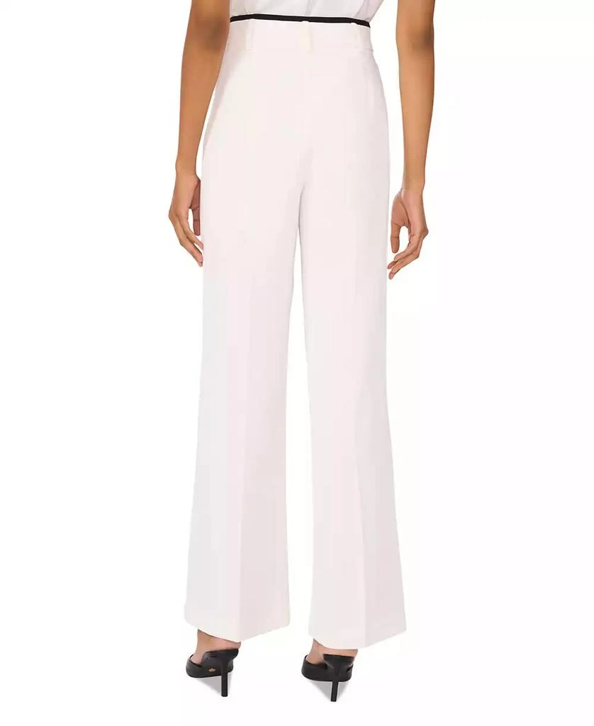 Vince Camuto Women's Contrast-Trim Wide-Leg Pants 2