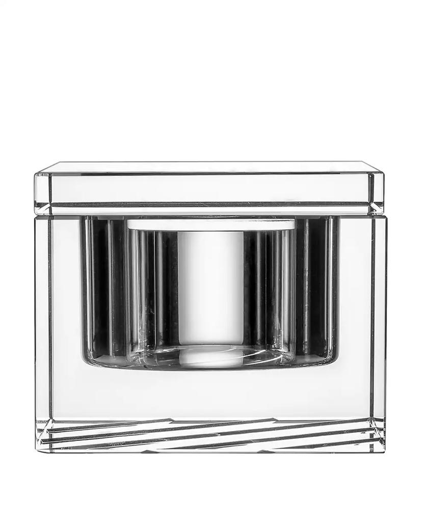 Orrefors Stripe Covered Box w/Lid