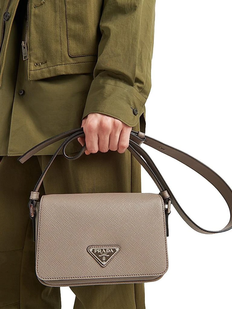 Prada Saffiano Leather Shoulder Bag 8