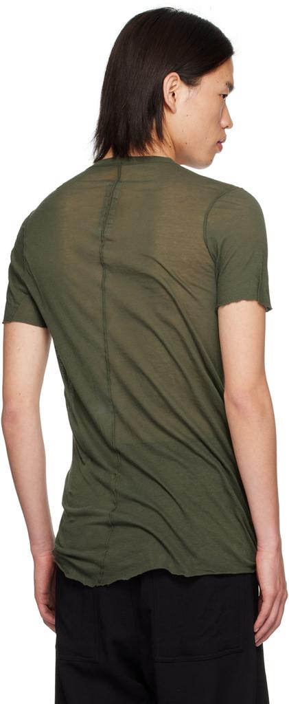 Rick Owens Green Porterville Basic T-Shirt - T-Shirts