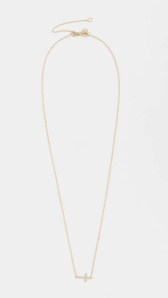 Sydney Evan 14k Gold Small Cross Necklace 3