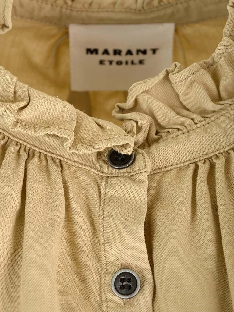 Isabel Marant Étoile Isabel Marant Étoile Idety Ruffled Denim Shirt 3