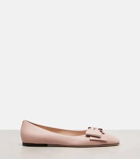 Valentino Bowow leather ballet flats 4