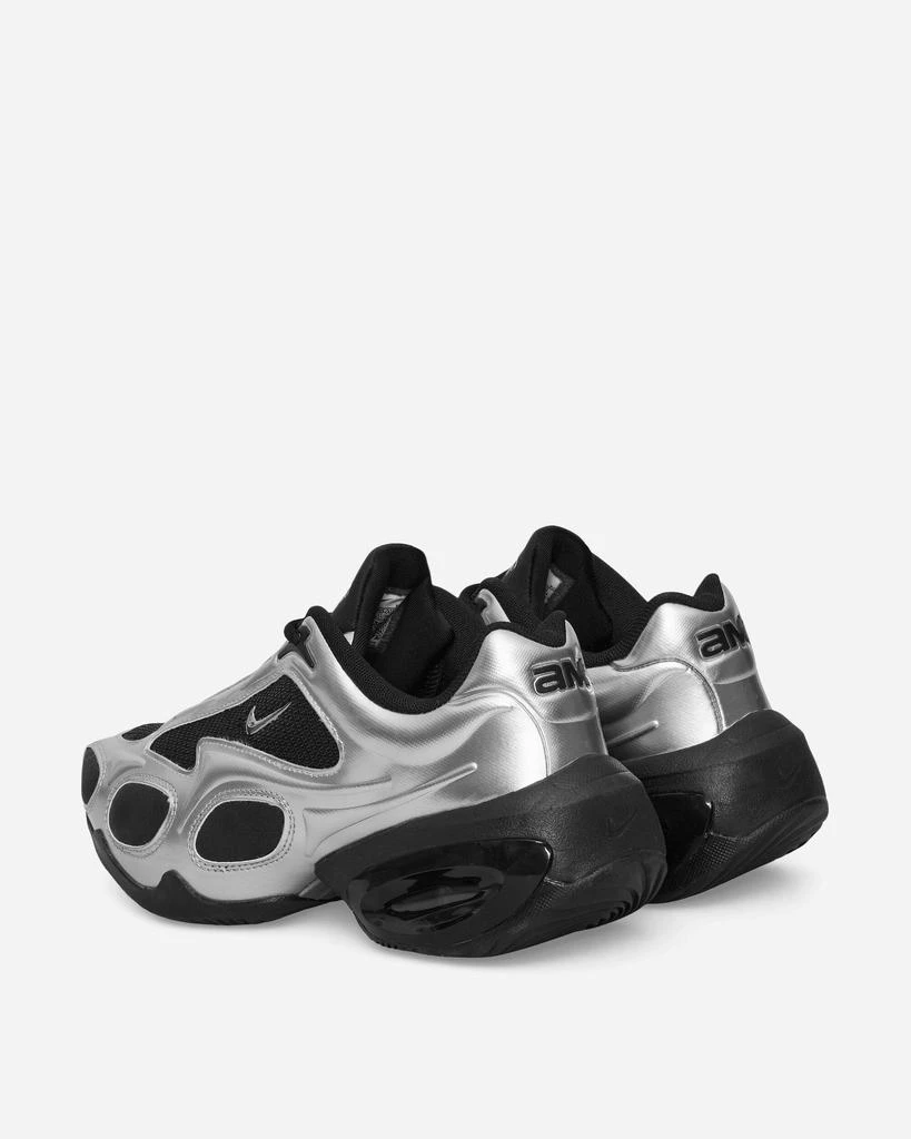 NIKE Women's Air Max Muse Sneakers Black / Metallic Silver 5