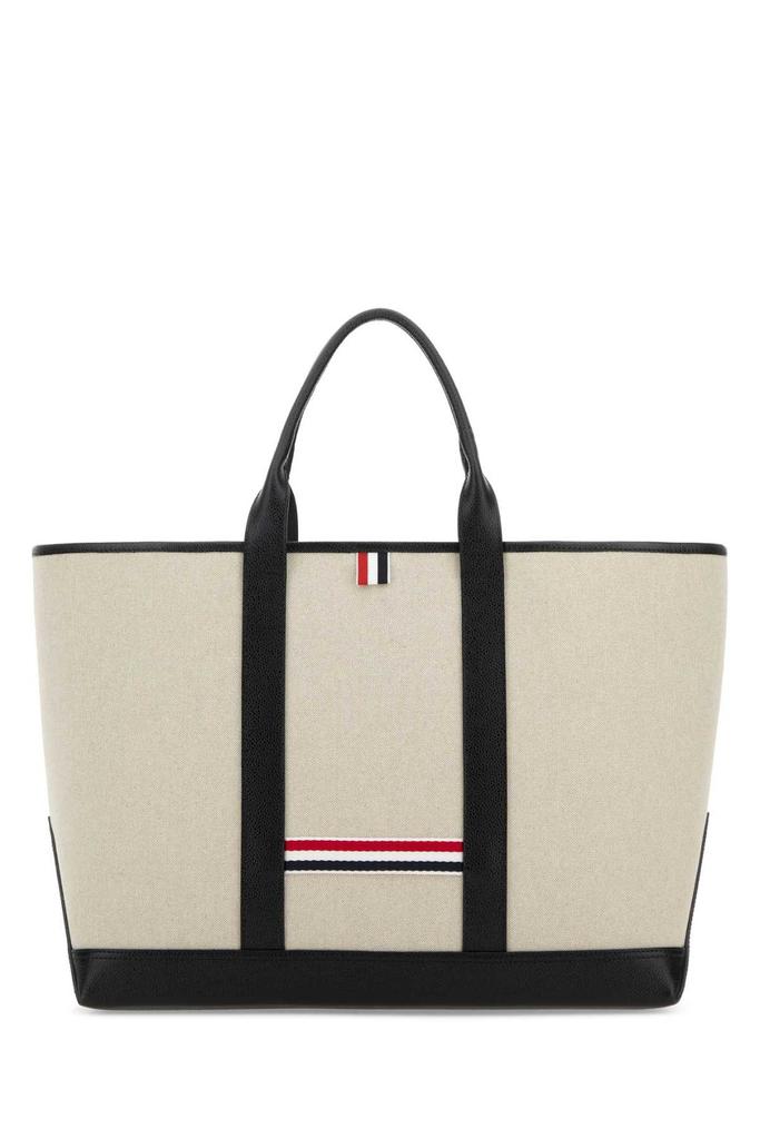 【送料&関税込】Thom Browne Grey Leather Rabbit Top Handle B Thom Browne Thom Browne Grey Leather Rabbit Top Handle Bag