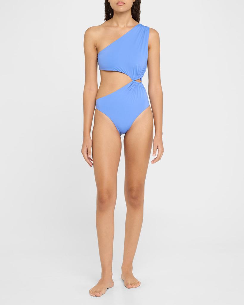 LENNY NIEMEYER Triangle Cutout One-Piece Swimsuit