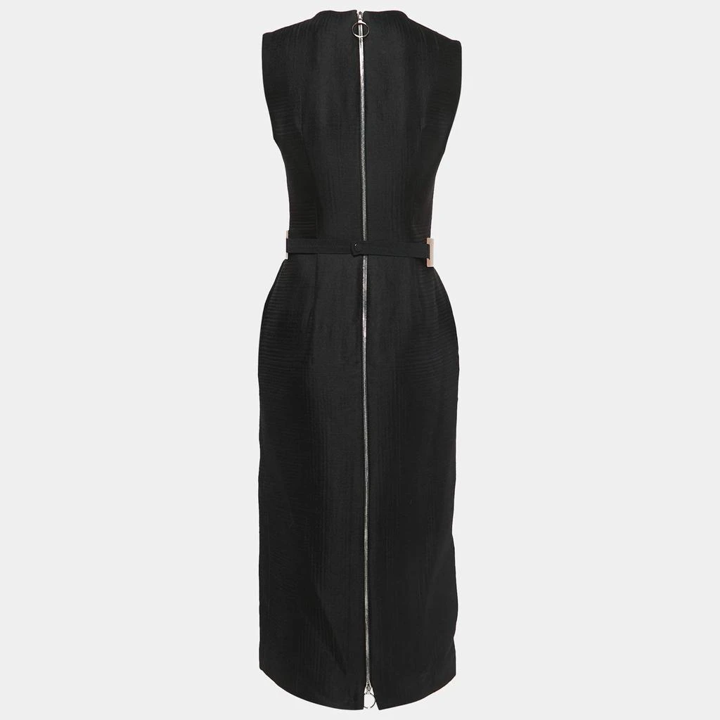 ROKSANDA Roksanda Black Wool Blend Contrast Panel Dress M 2