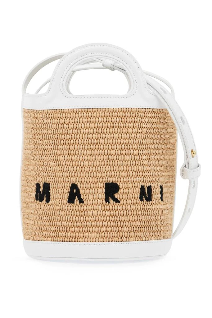 Marni raffia tropicalia bucket bag 1