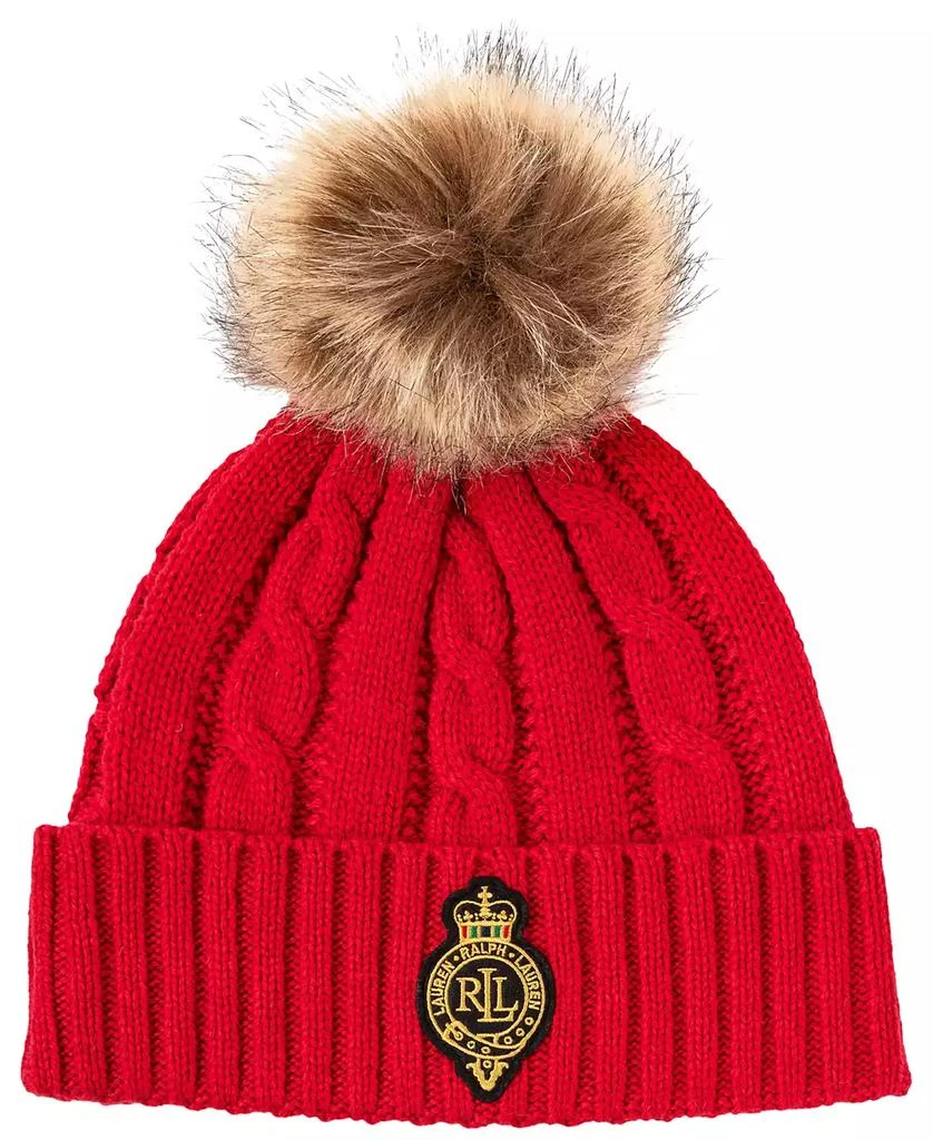 Lauren Ralph Lauren Cable Crest Patch Hat 1