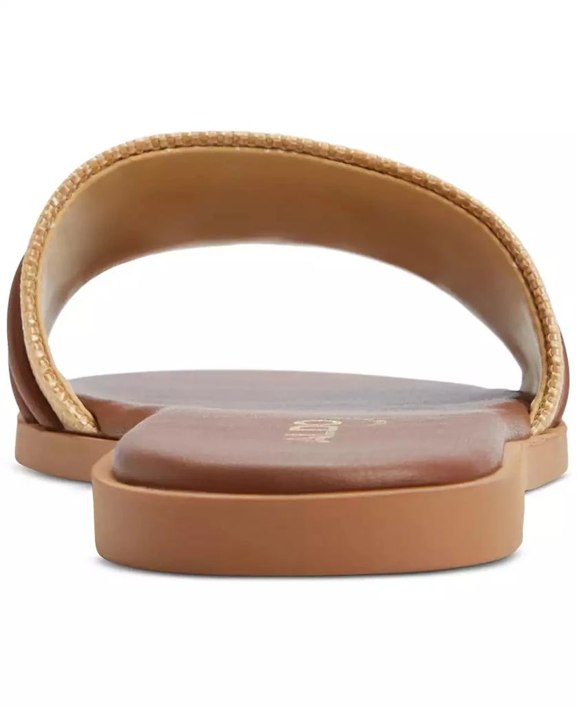 ALDO Women's Vasia Hardware-Trim Slide Flat Sandals 3