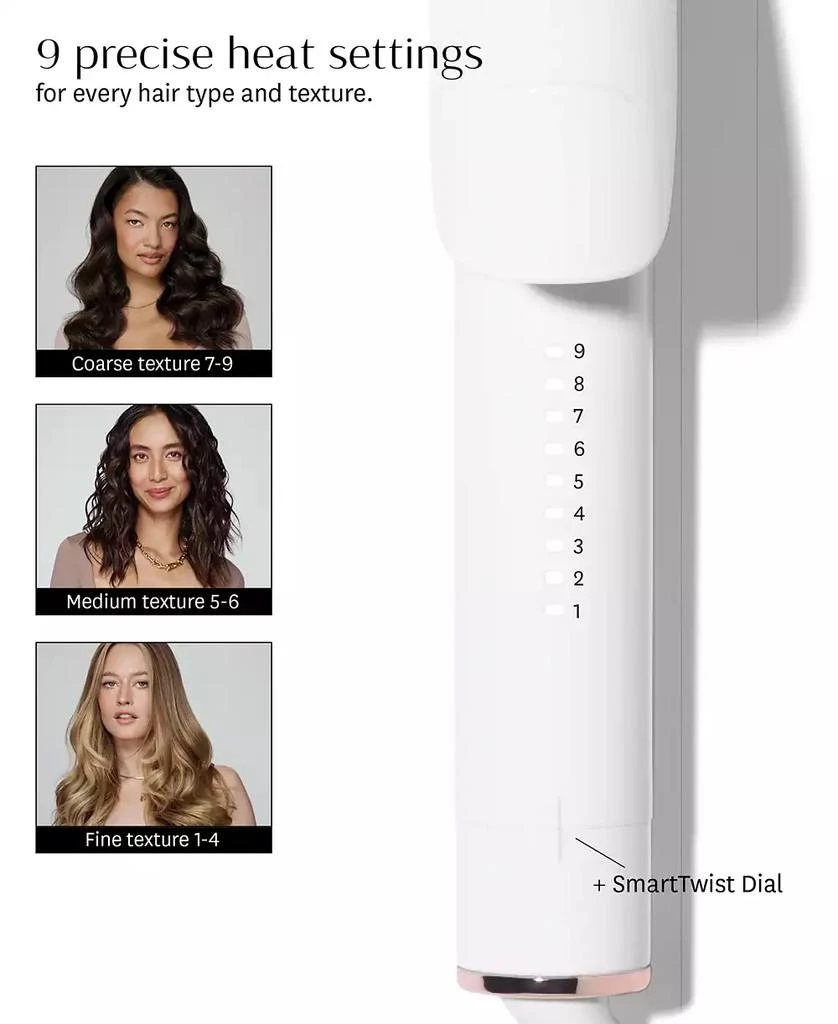 T3 SinglePass Curl X 1.25" Ceramic Extra-Long Barrel Curling Iron in Satin Blush 7