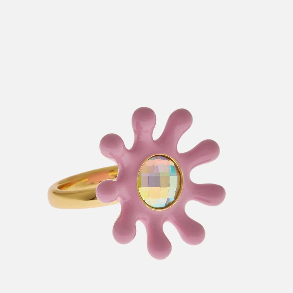 July Child July Child Splat Lavender Gold and Crystal Ring 2