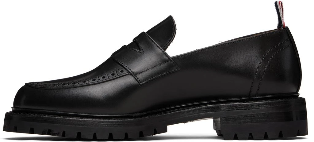 Thom Browne Black Classic Penny Loafers 3