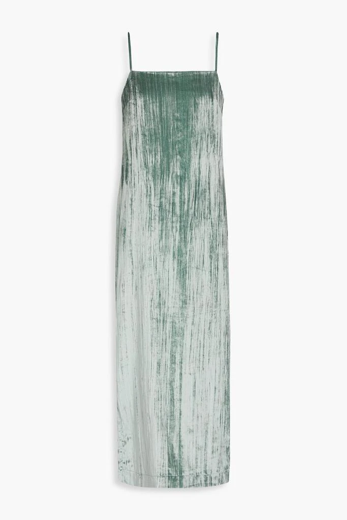 Loulou Studio Etinas crushed-velvet maxi dress 1