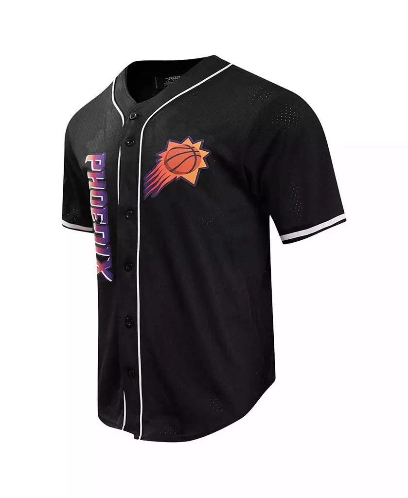 Pro Standard Men's Black Phoenix Suns 2023/24 City Edition Mesh Baseball Jersey 4