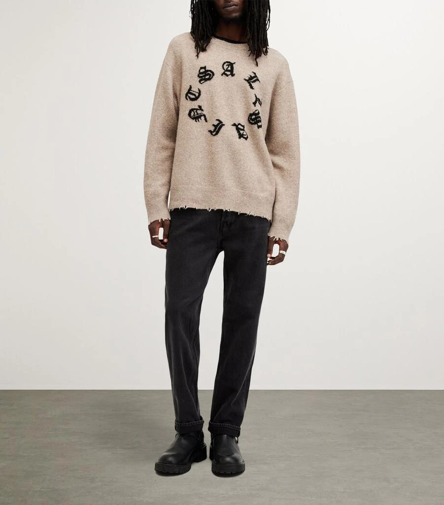ALL SAINTS Wool-Blend Scripture Sweater 2