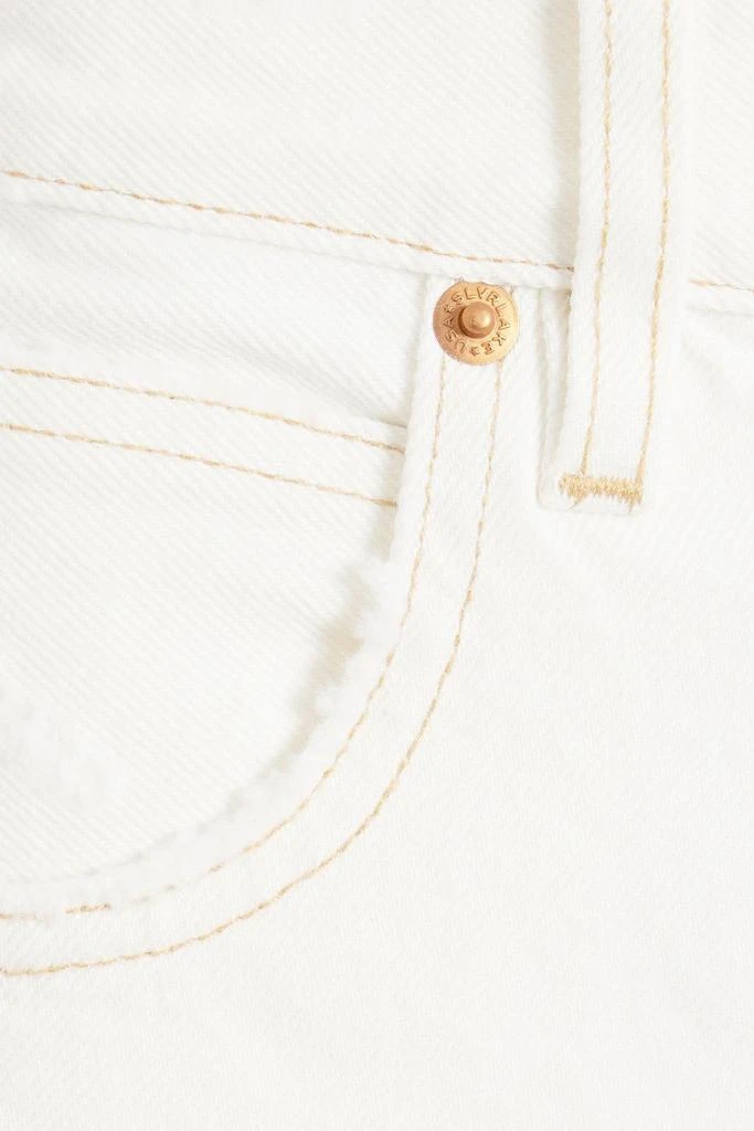 SLVRLAKE Dakota distressed denim shorts 4