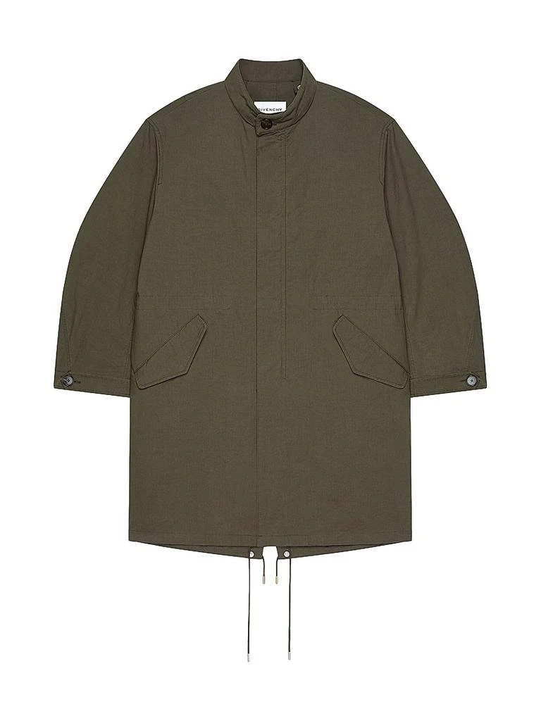 Givenchy Parka in Cotton with Stamp Print 1