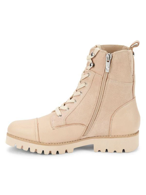 Donald J Pliner Suede & Leather Ankle Boots 4