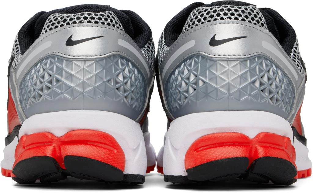 NIKE Silver & Red Zoom Vomero 5 Sneakers 2