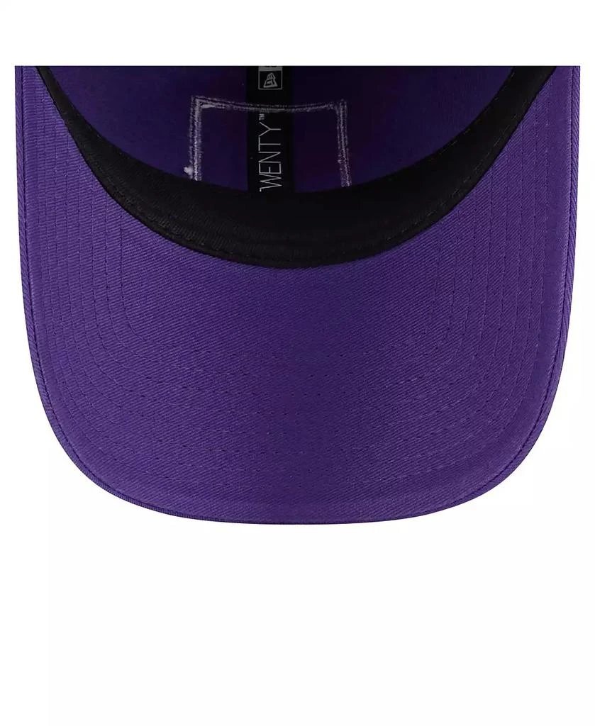 New Era Men's Los Angeles Lakers Purple Victory Grove Patch 9TWENTY Adjustable Hat 4