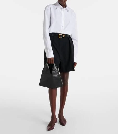 The Row Bindle Small leather tote bag 5