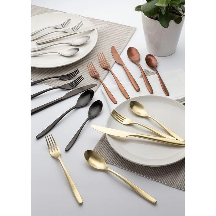 Cambridge Silversmiths Averie Satin 20 Piece Flatware Set 5