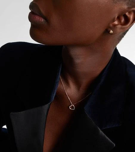 Repossi Antifer 18kt rose gold (750/1000) pendant necklace with diamonds 3