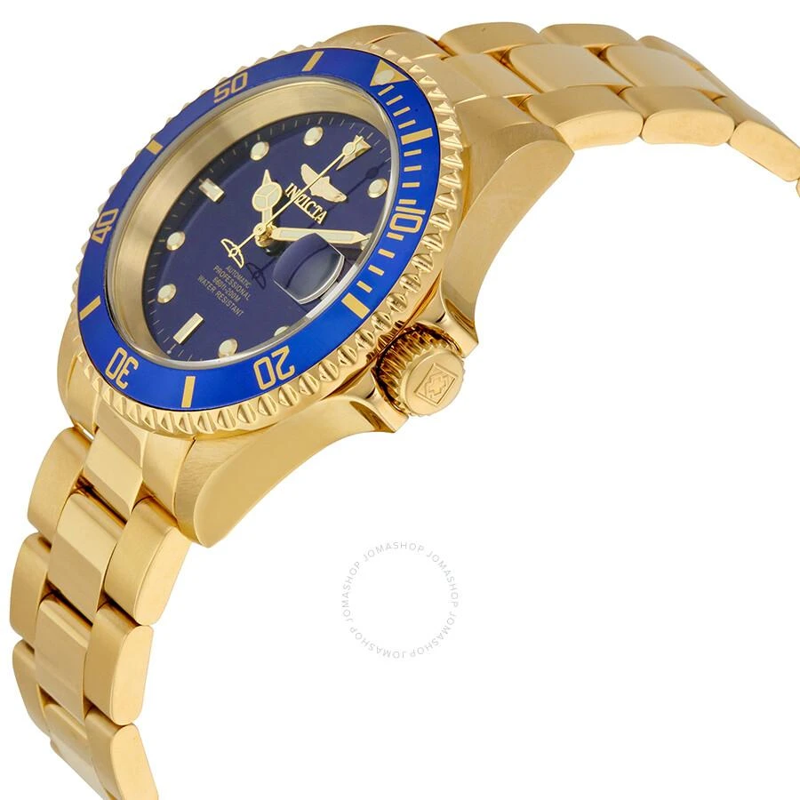 Invicta Pro Diver Automatic Blue Dial Yellow Gold-plated Men's Watch 8930OB 2