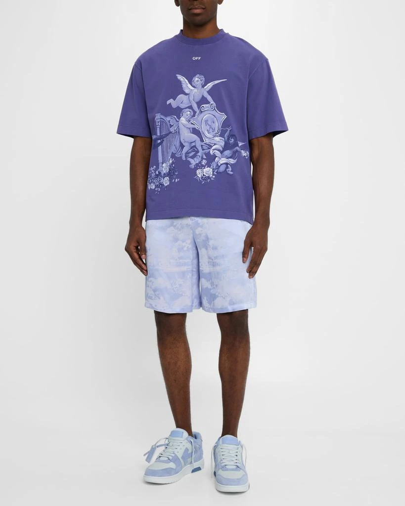 Off-White Men's Out Of Office Suede Low-Top Sneakers 3